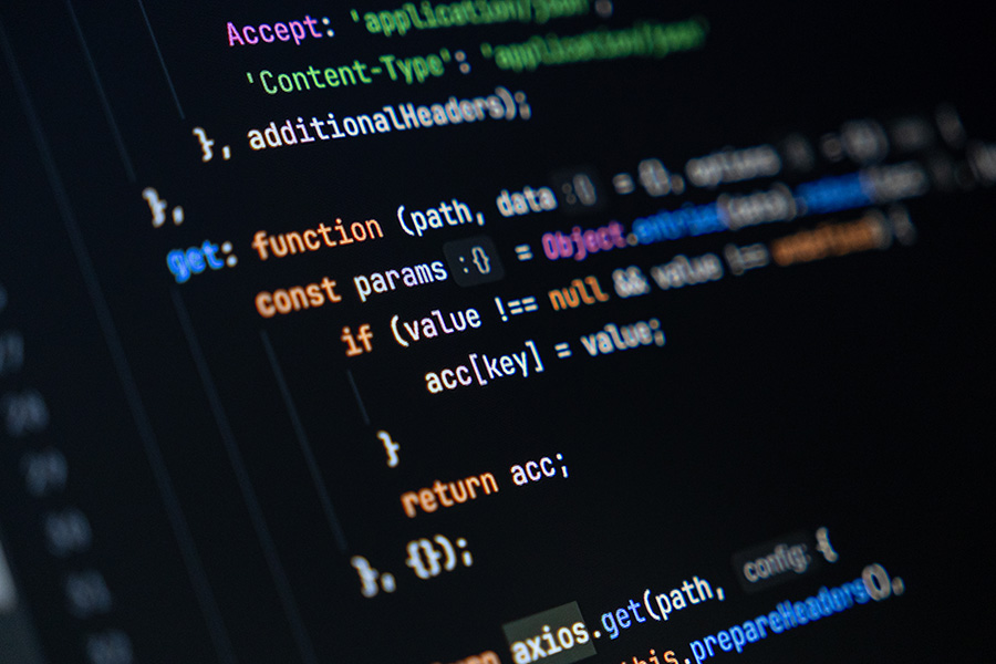 Coding screenshot